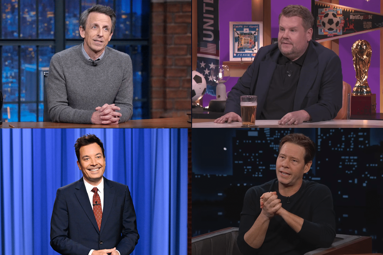 Seth Meyers, James Corden, Jimmy Fallon, Ike Barinholtz