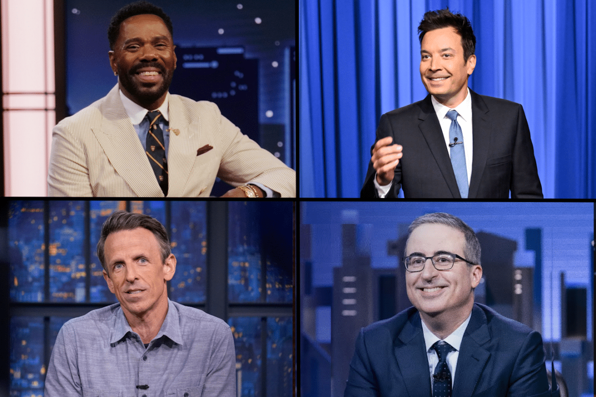 Colman Domingo, Jimmy Fallon, Seth Meyers, John Oliver