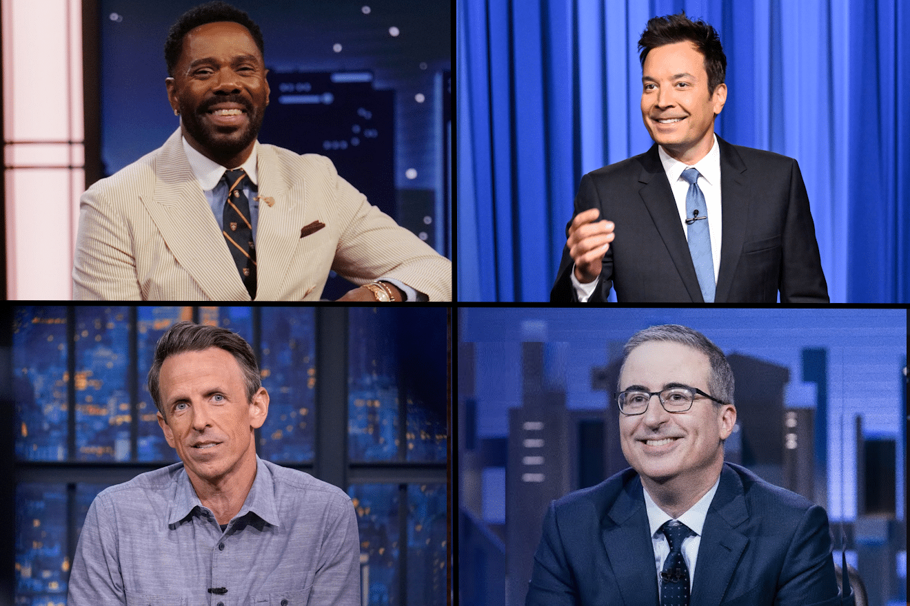 Colman Domingo, Jimmy Fallon, Seth Meyers, John Oliver