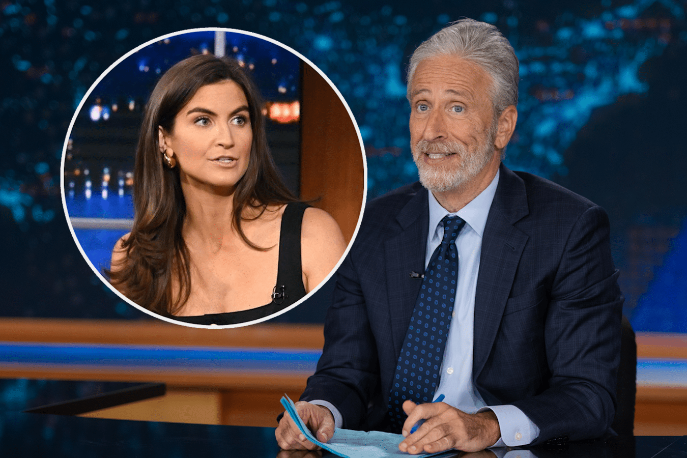 Kaitlan Collins, Jon Stewart