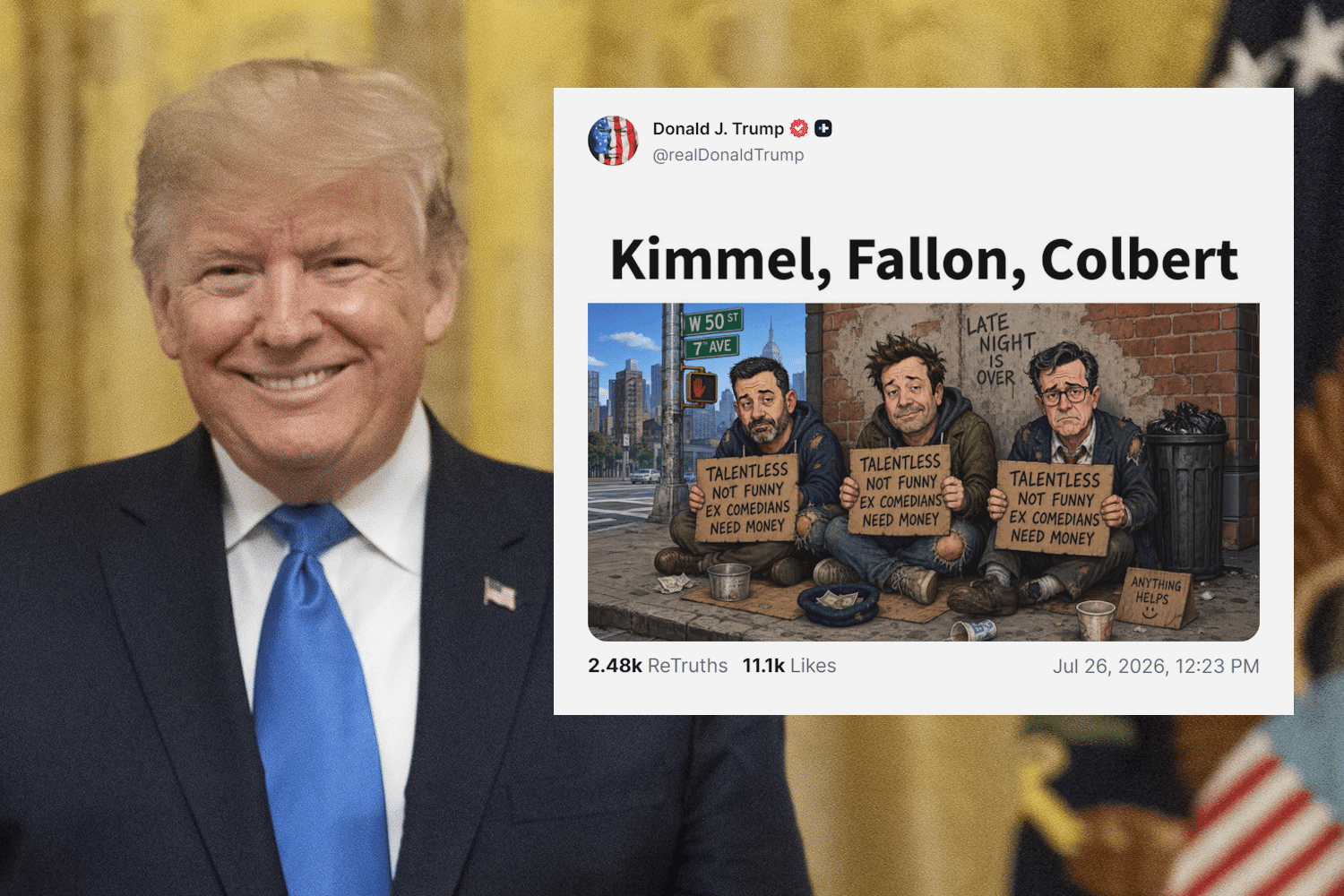 Donald Trump Truth Social post