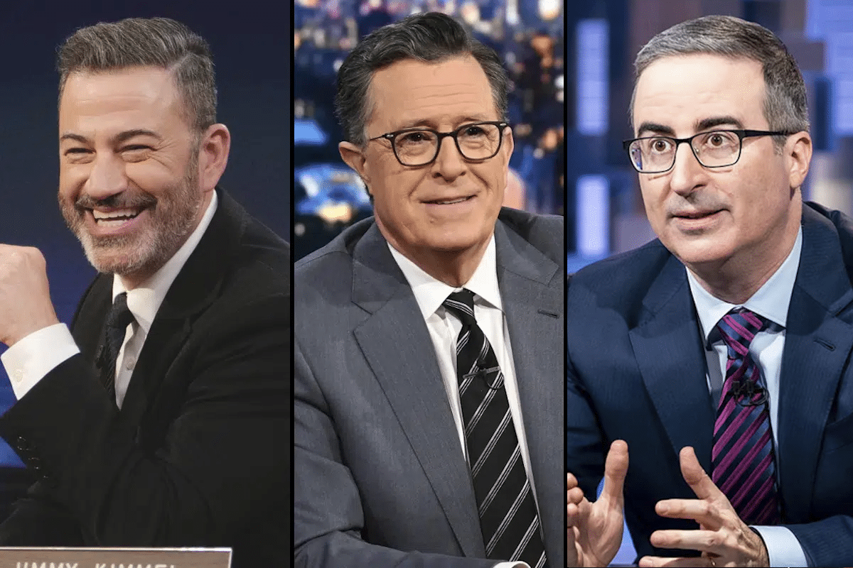 Kimmel, Colbert, John Oliver