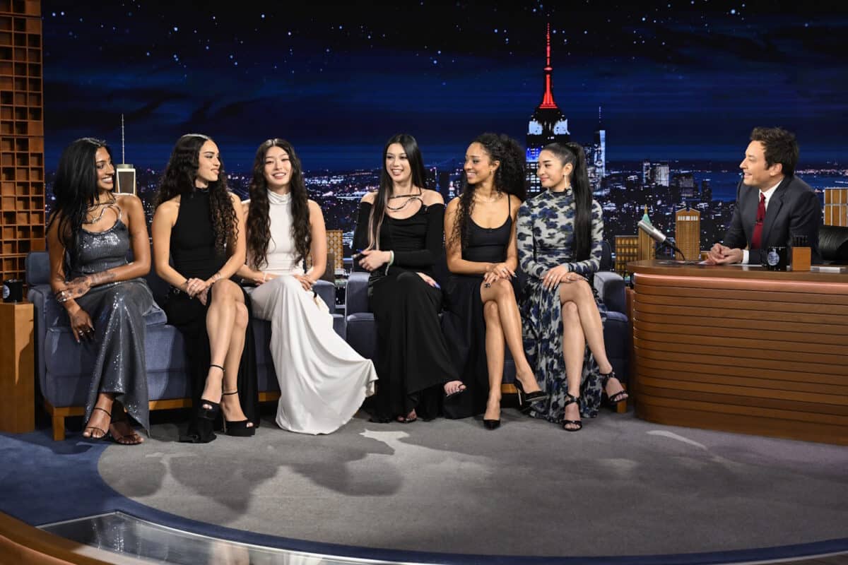 KATSEYE with Jimmy Fallon in Feb 2026