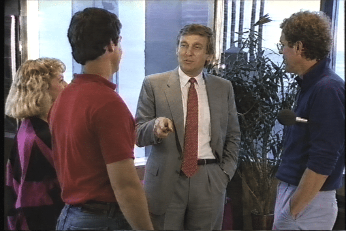 Donald Trump, David Letterman 1986