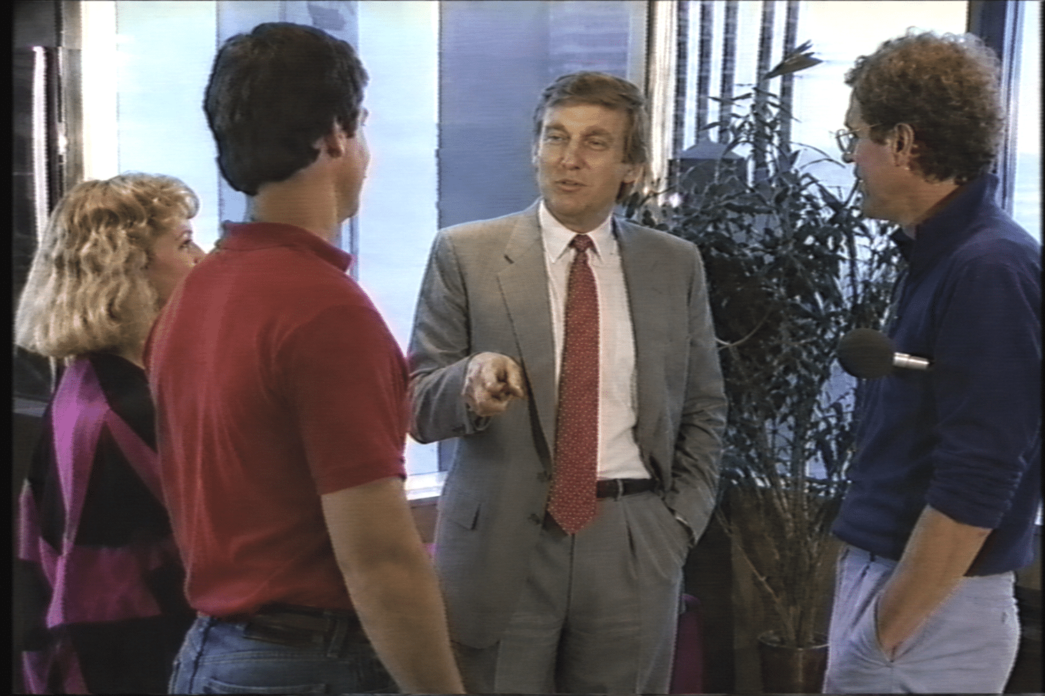 Donald Trump, David Letterman 1986