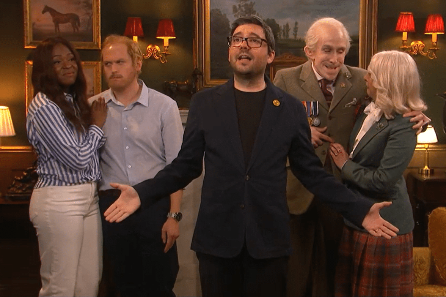 SNL UK Skewers Harry and Meghan's UK Return in Series 2 Opener - LateNighter