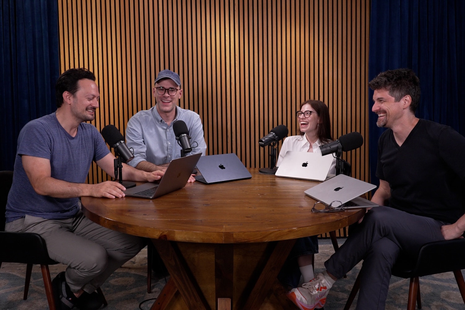 Michael Cruz Kayne, Asher Perlman, Eliana Kwartler, and Steve Waltien