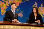 Colin Jost, Cecily Strong 2014