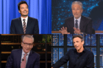 Jimmy Fallon, Jon Stewart, Bill Maher, Seth Meyers