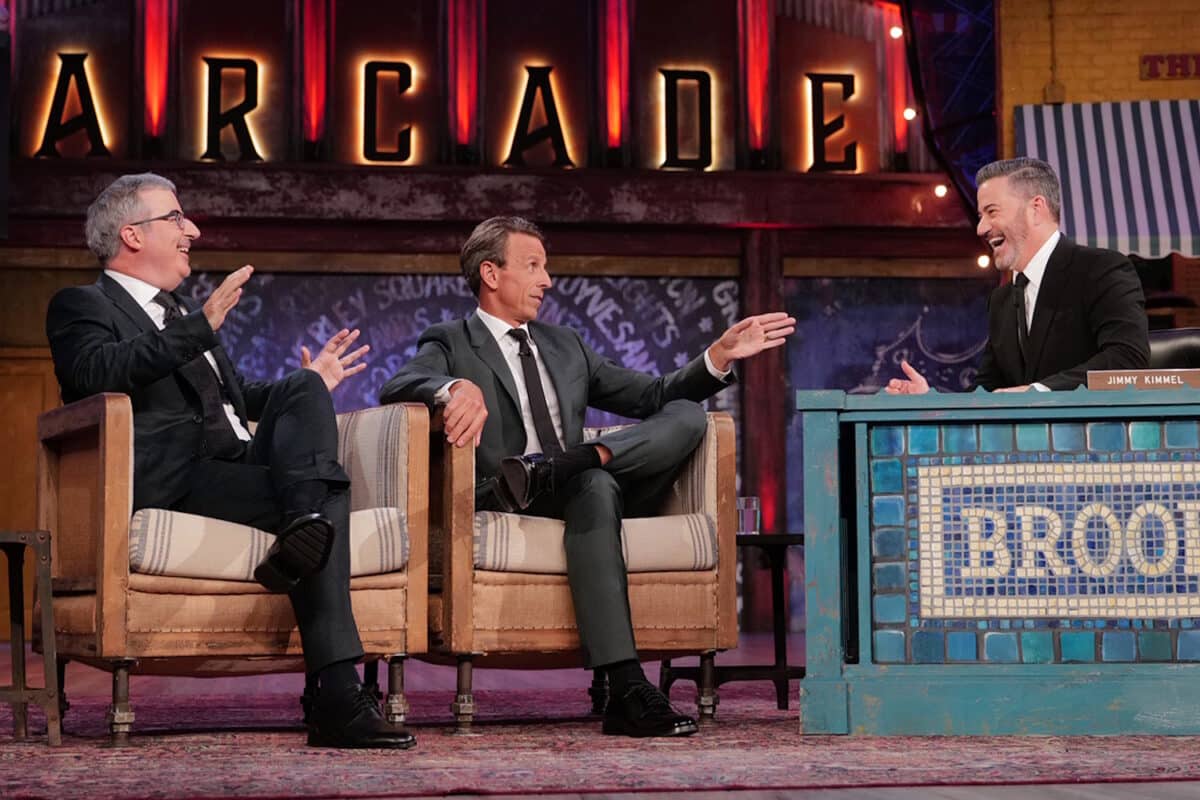 John Oliver, Seth Meyers, Jimmy Kimmel