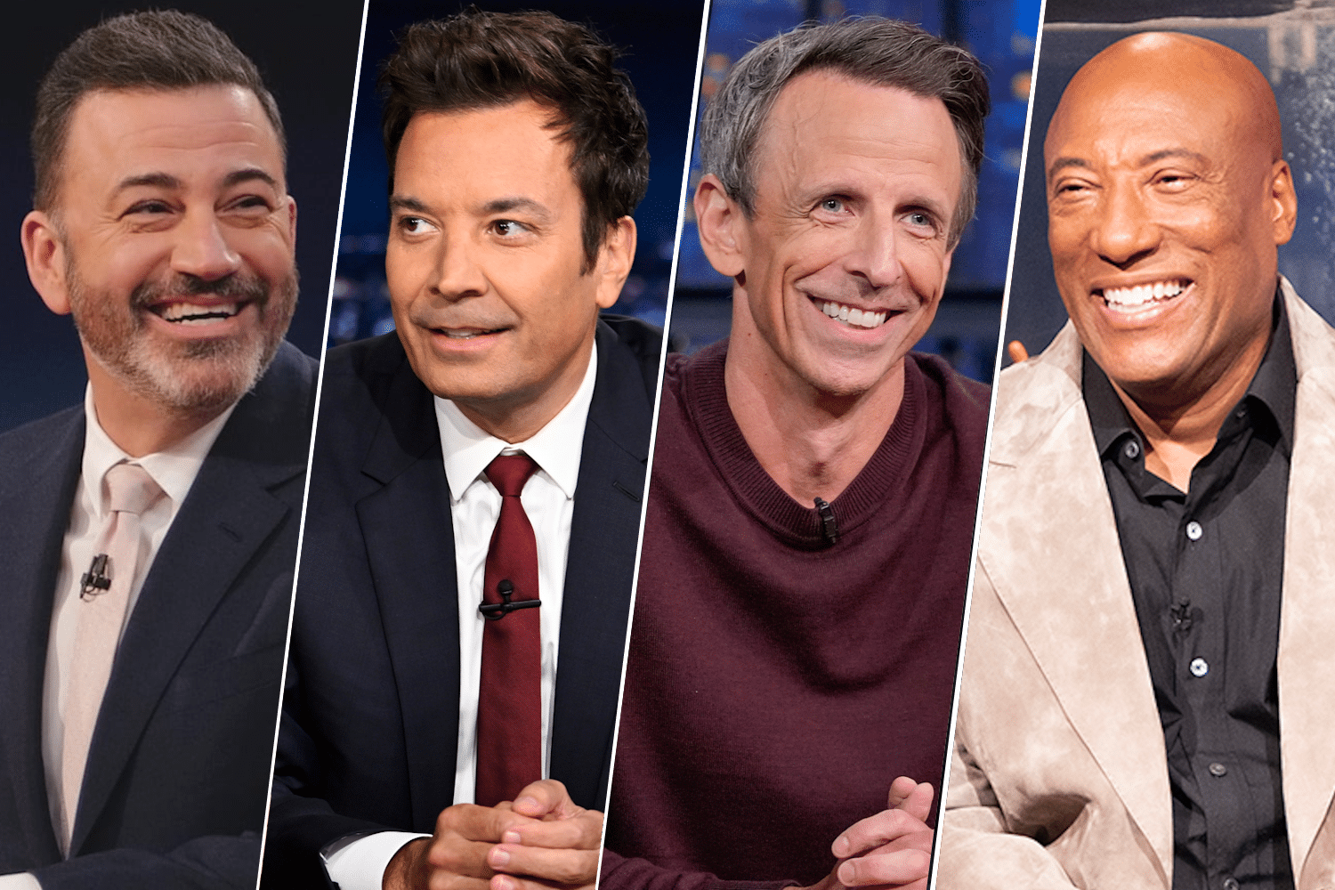 Jimmy Kimmel, Jimmy Fallon, Seth Mryers, Byron Allen
